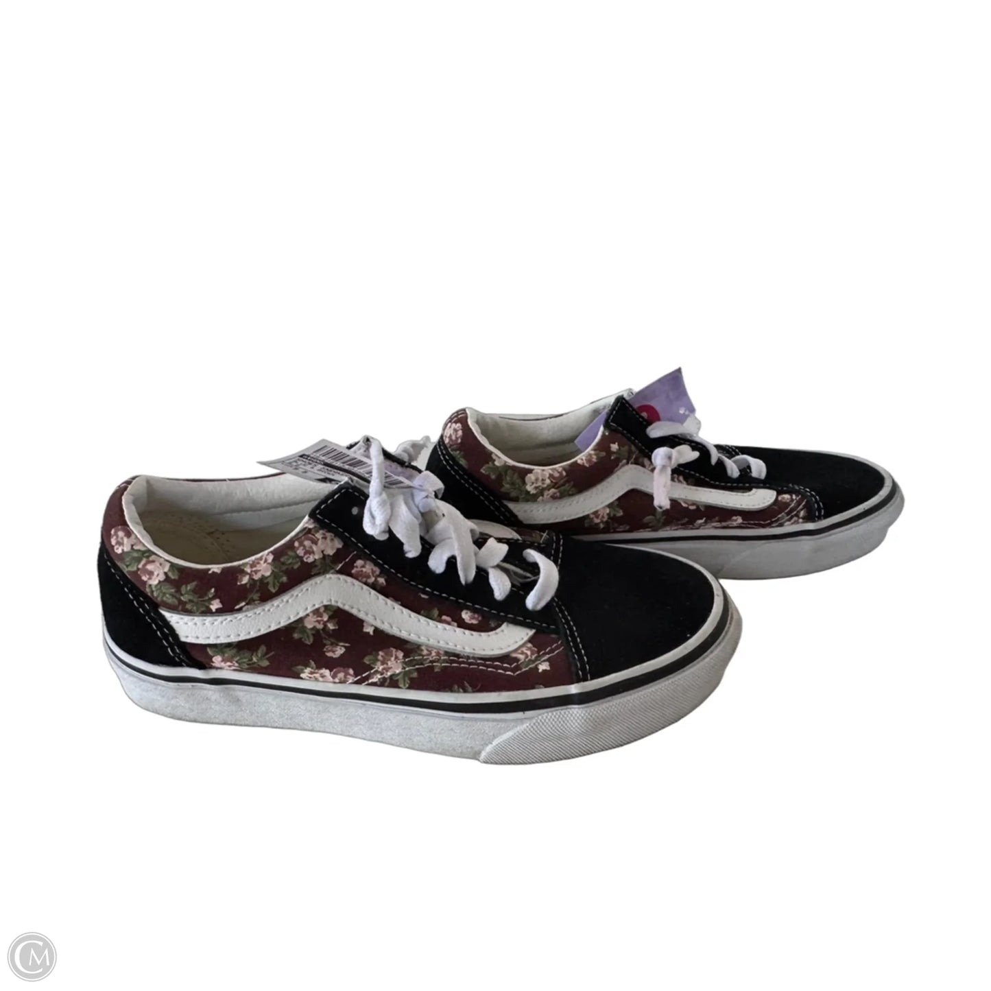 Shoes Sneakers By Vans In Blue & Brown, Size: 5.5