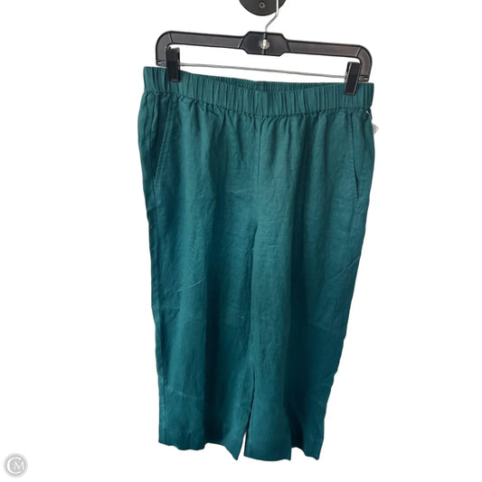 Pants Linen By Eileen Fisher In Green, Size: S