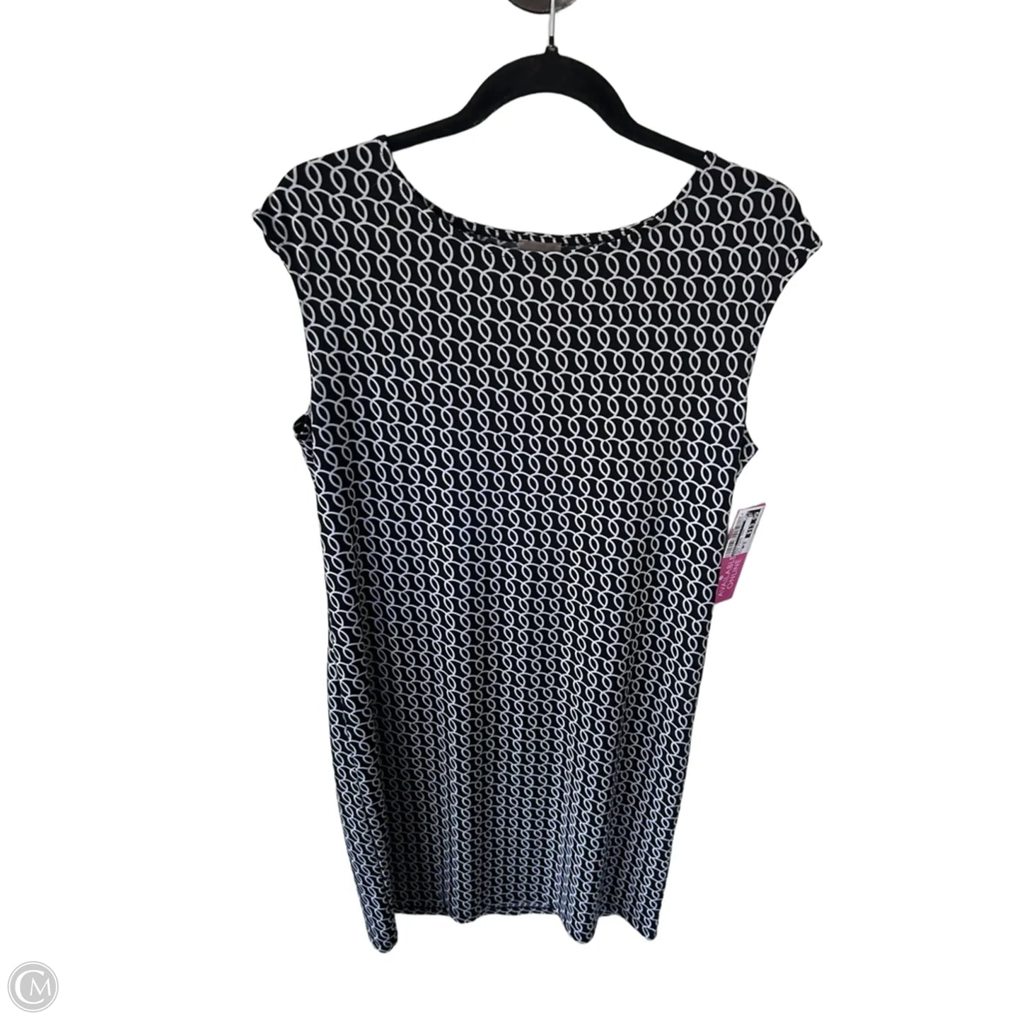 Dress Casual Short By Chicos In Black & White, Size: M