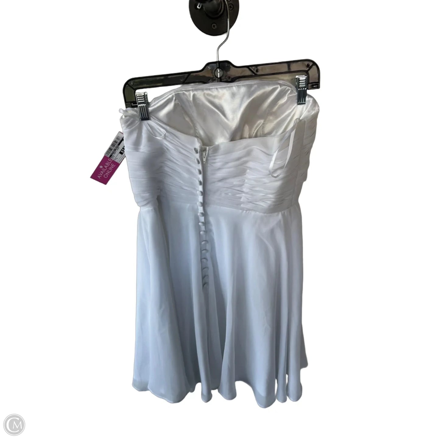 Dress Party Short By Clothes Mentor In White, Size: L