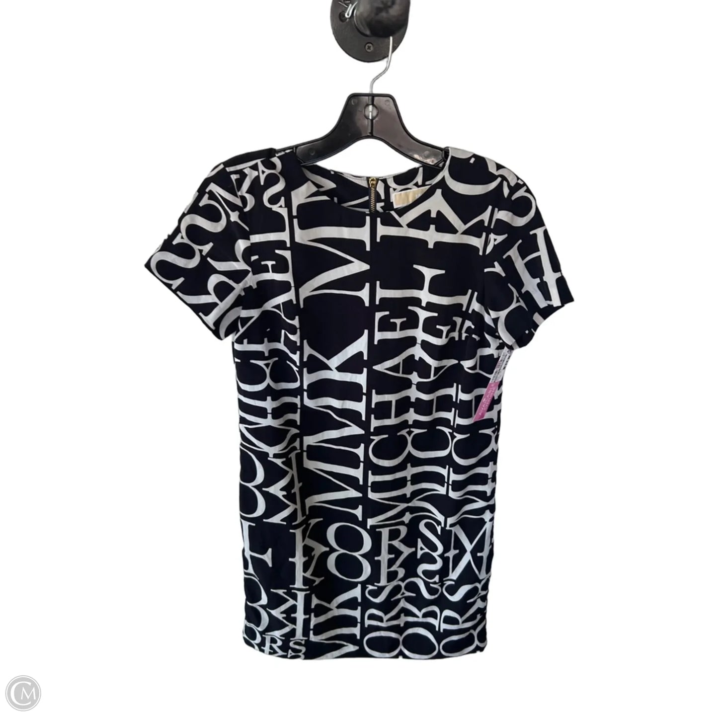 Dress Work By Michael By Michael Kors In Black & Cream, Size: Xs