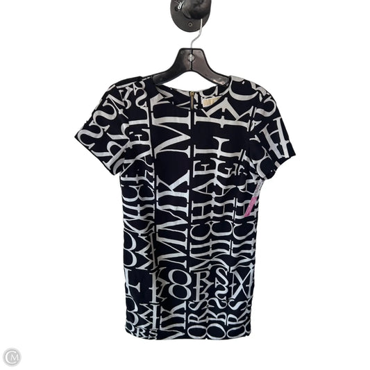 Dress Work By Michael By Michael Kors In Black & Cream, Size: Xs