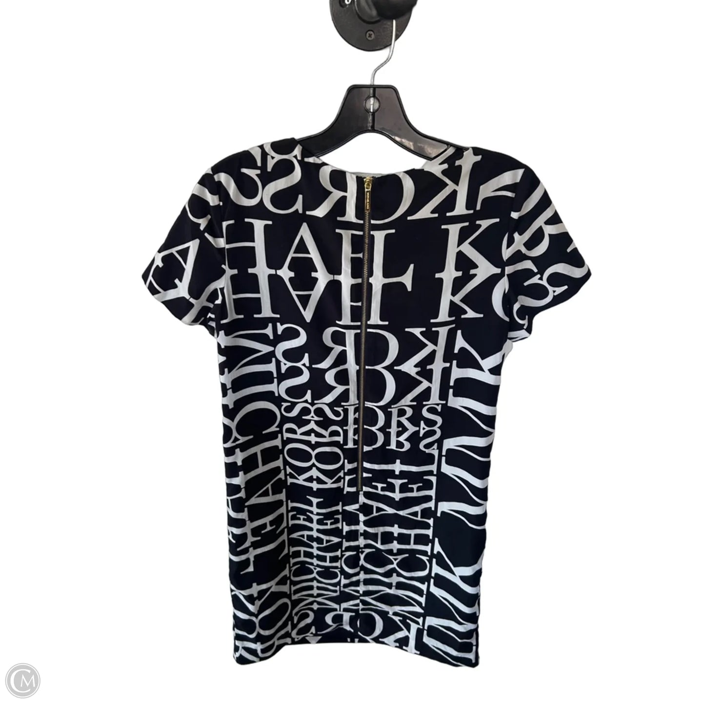 Dress Work By Michael By Michael Kors In Black & Cream, Size: Xs
