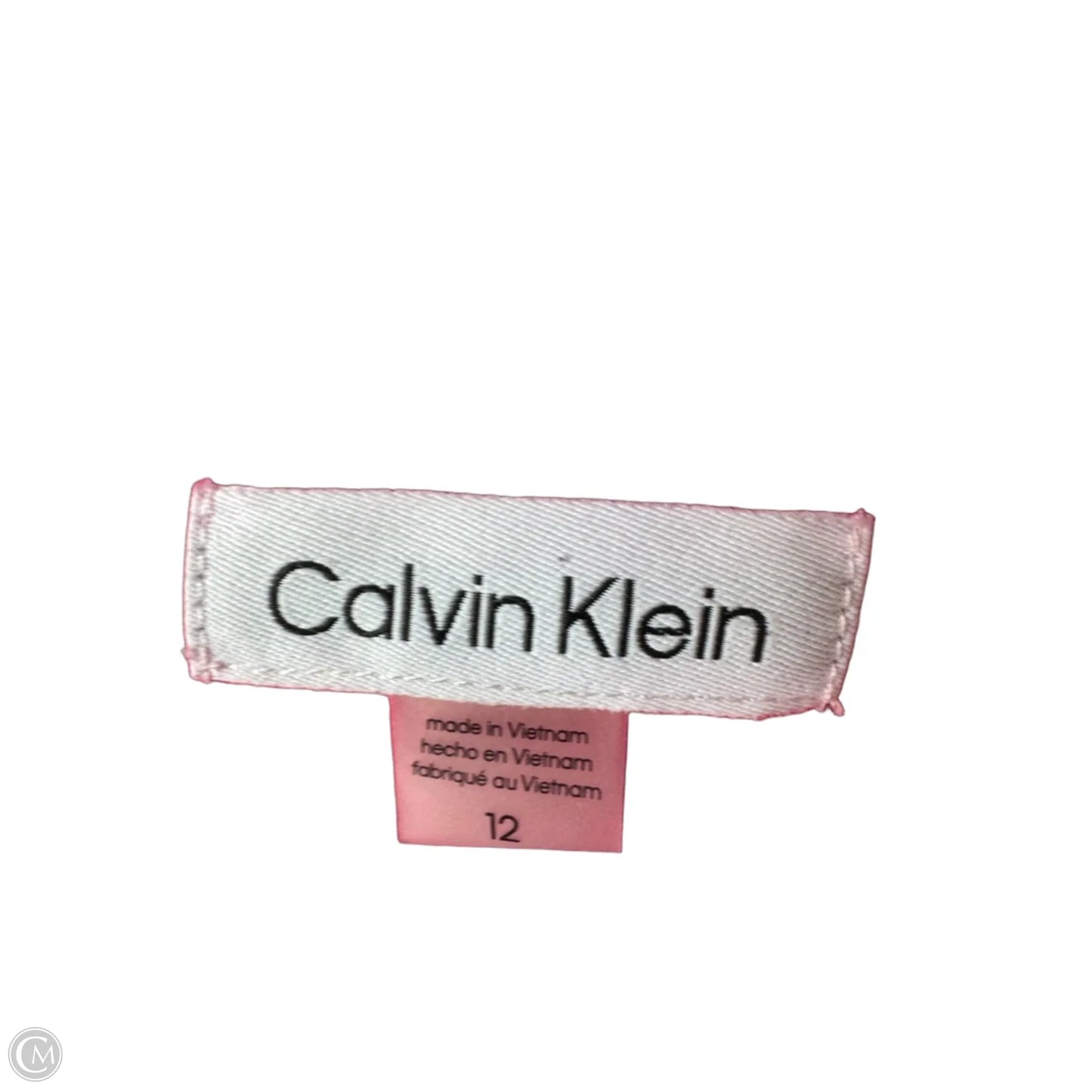Dress Work By Calvin Klein In Pink, Size: L