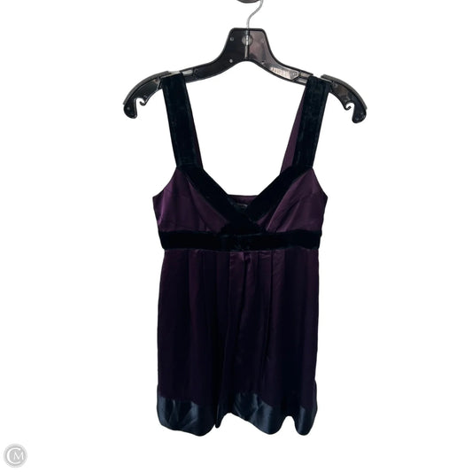 Dress Party Short By Banana Republic In Black & Purple, Size: Xsp