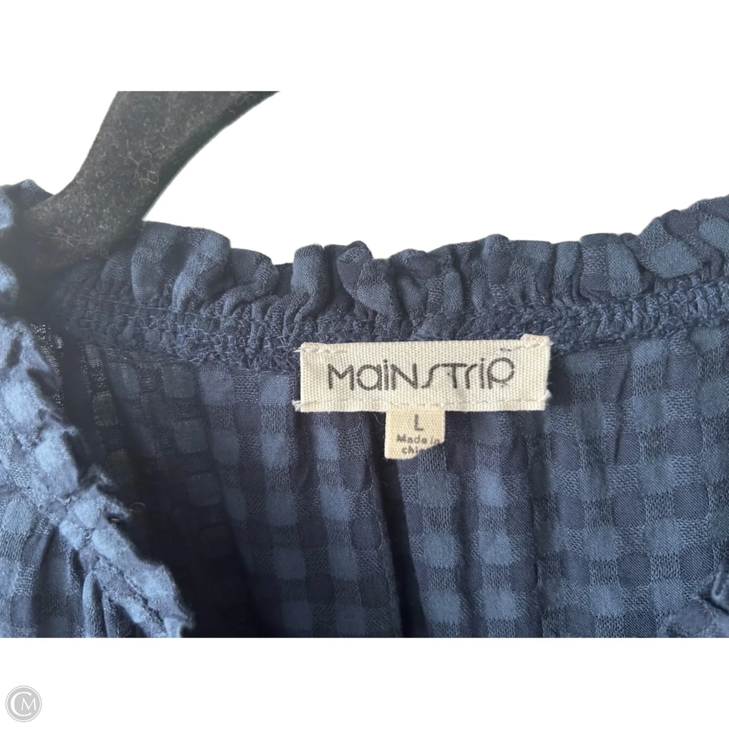 Dress Casual Maxi By Main Strip In Blue, Size: L