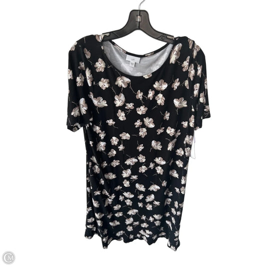 Dress Casual Midi By J. Jill In Black & Tan, Size: M