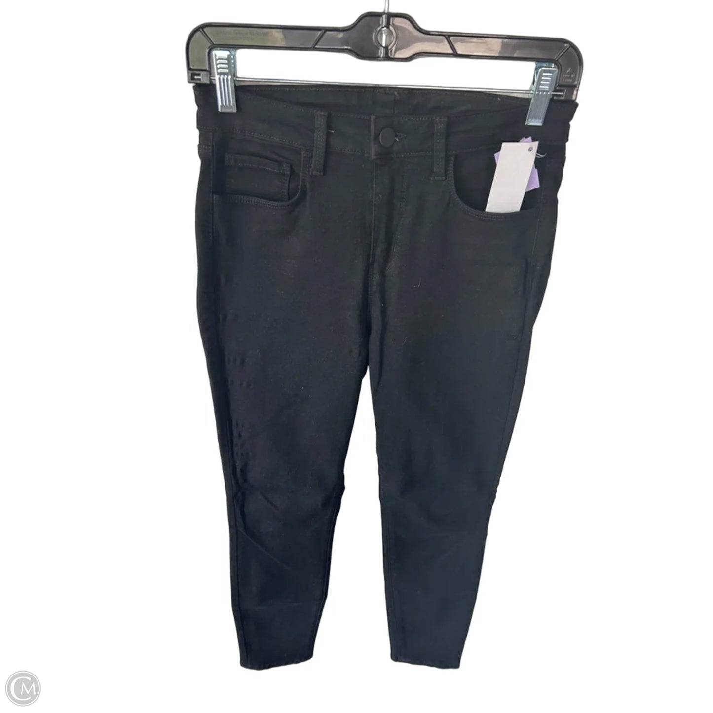 Jeans Skinny By L Agence In Black Denim, Size: 4
