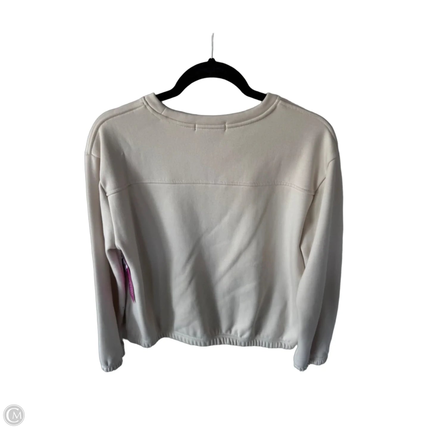 Sweatshirt Crewneck By Banana Republic In Cream, Size: S
