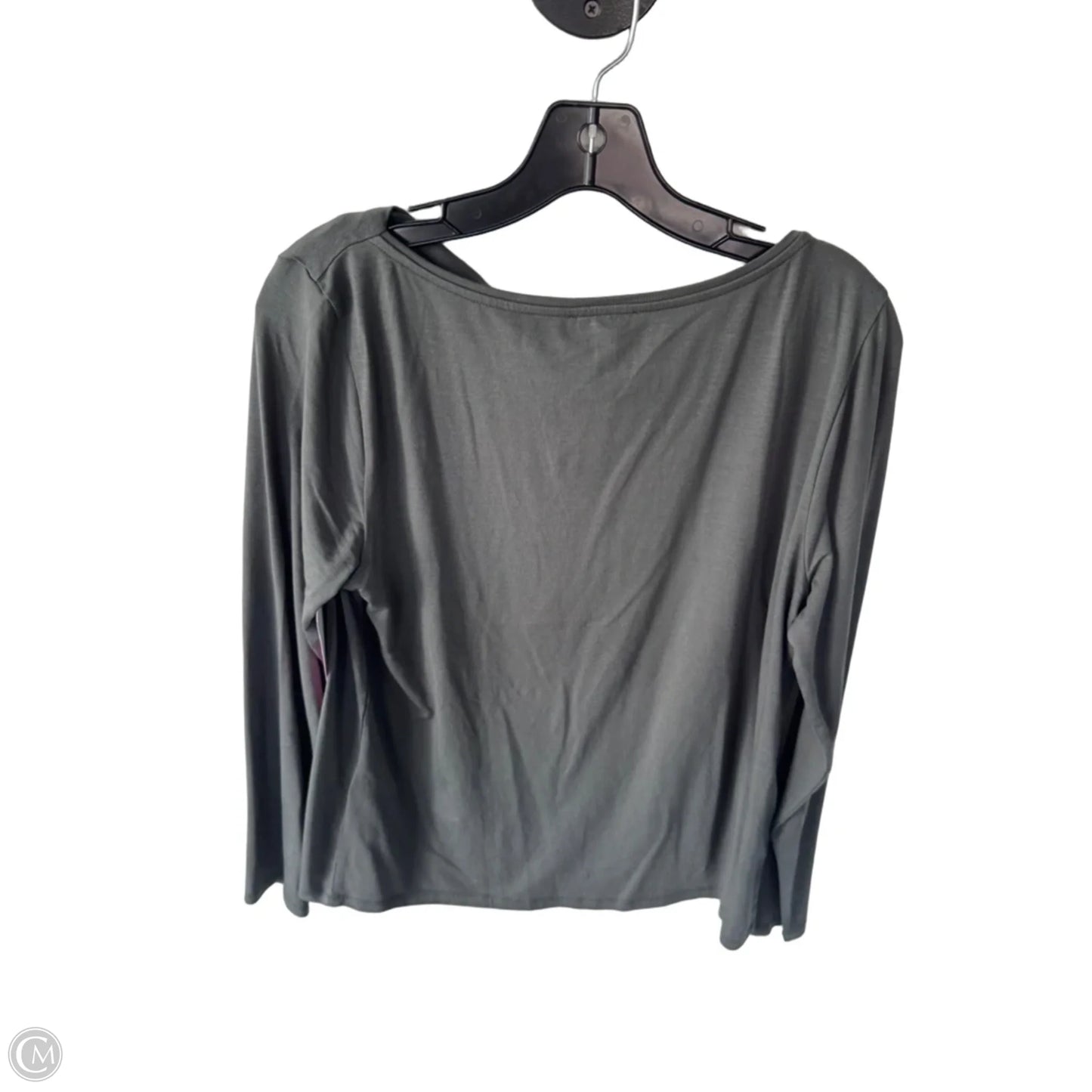 Top Long Sleeve By Eileen Fisher In Grey, Size: M