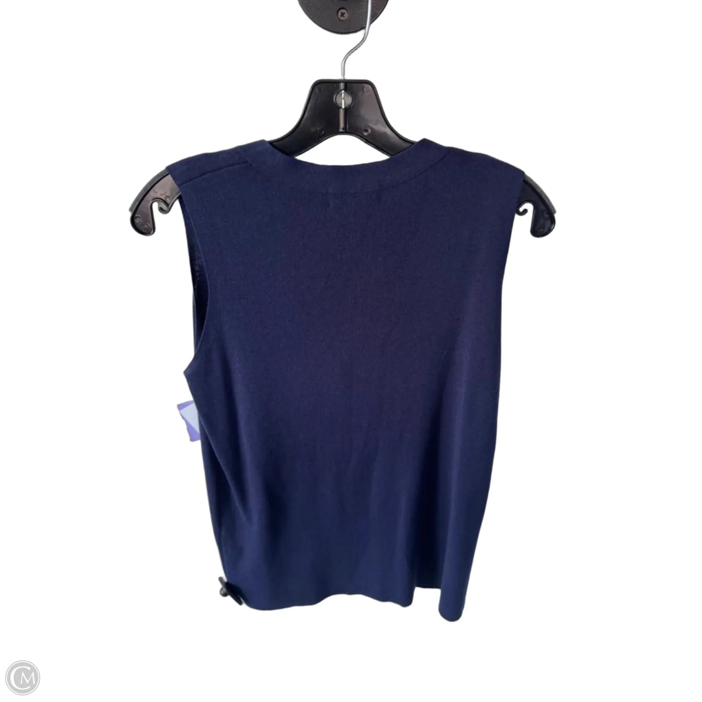 Vest Sweater By Cmb In Navy, Size: M