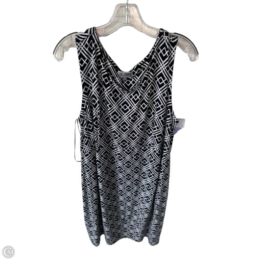 Dress Casual Midi By Jm Collections In Black & White, Size: 2x