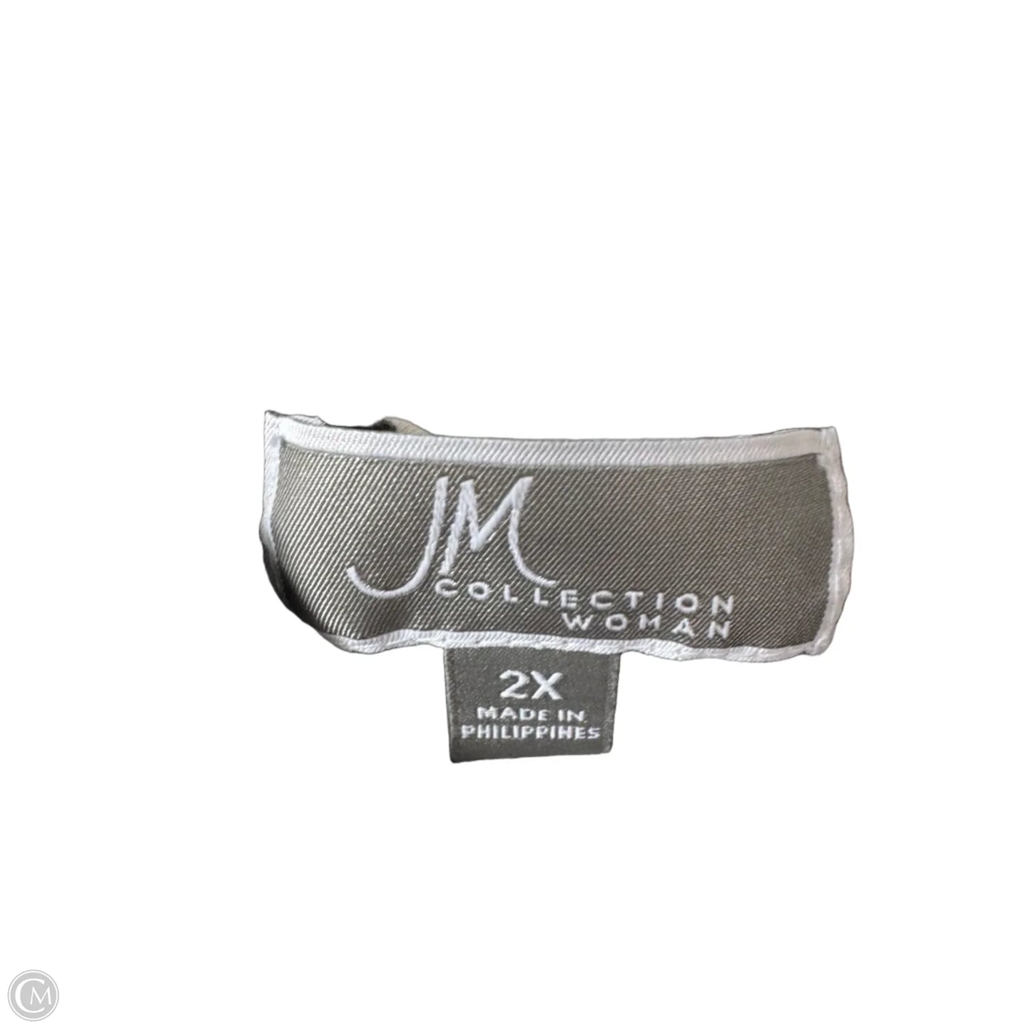 Dress Casual Midi By Jm Collections In Black & White, Size: 2x
