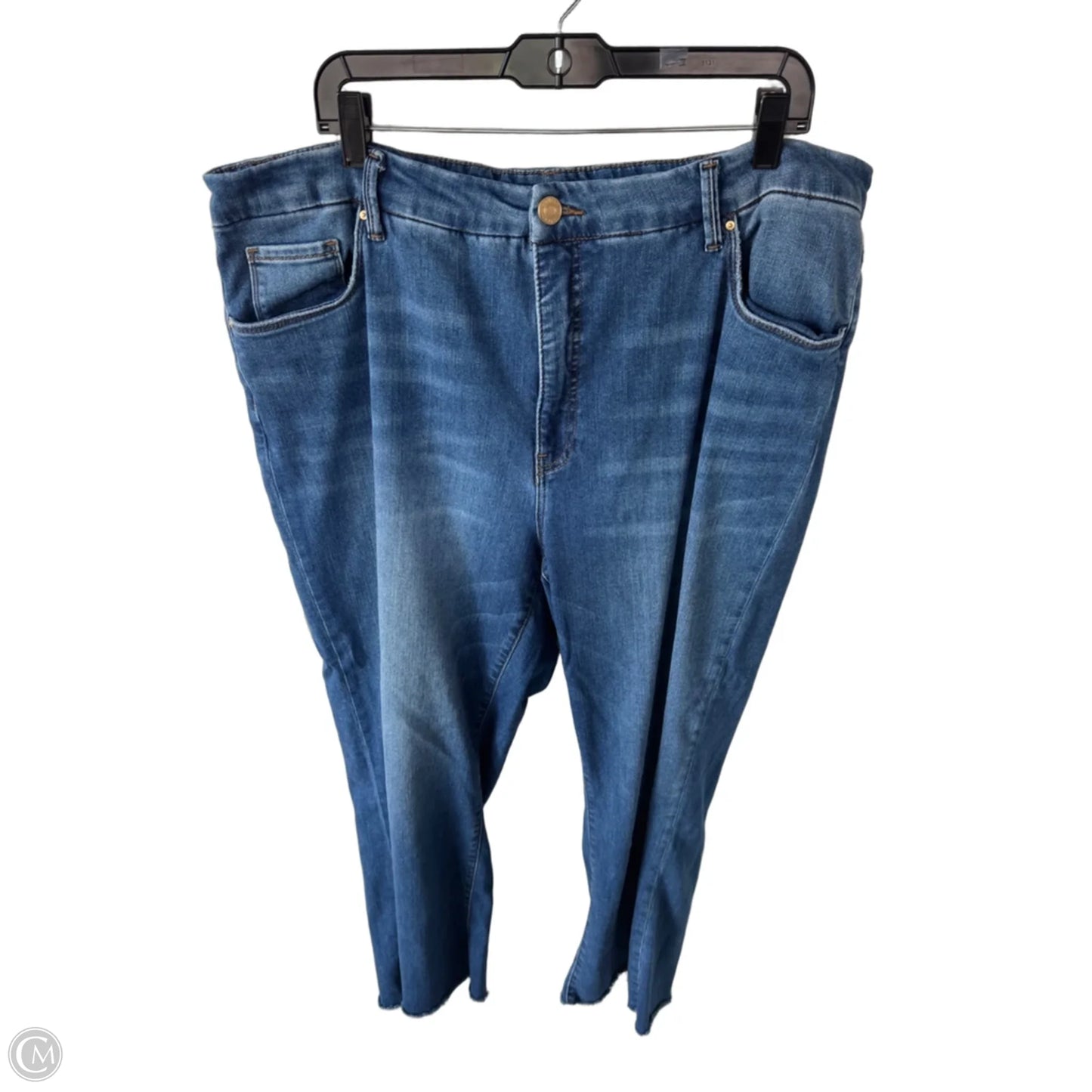 Jeans Wide Leg By Kut In Blue Denim, Size: 20