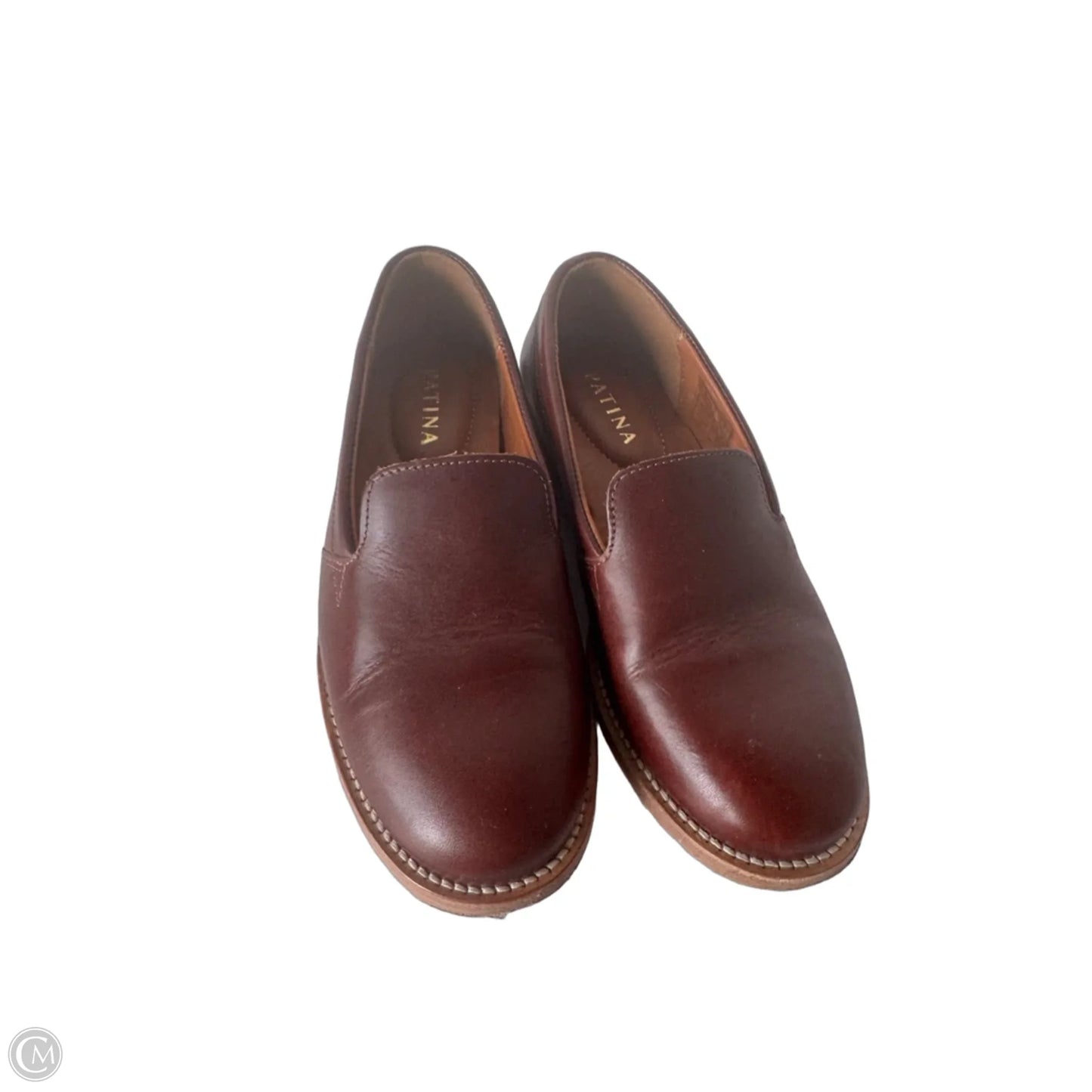 Shoes Flats By Portland Leather In Brown, Size: 5.5