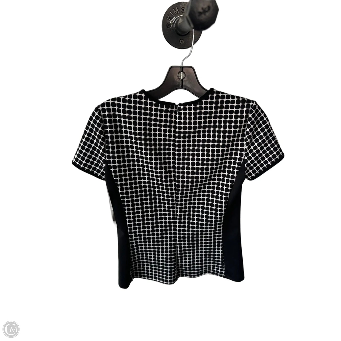 Skirt Set 2pc By Vince Camuto In Black & White, Size: Xxsp