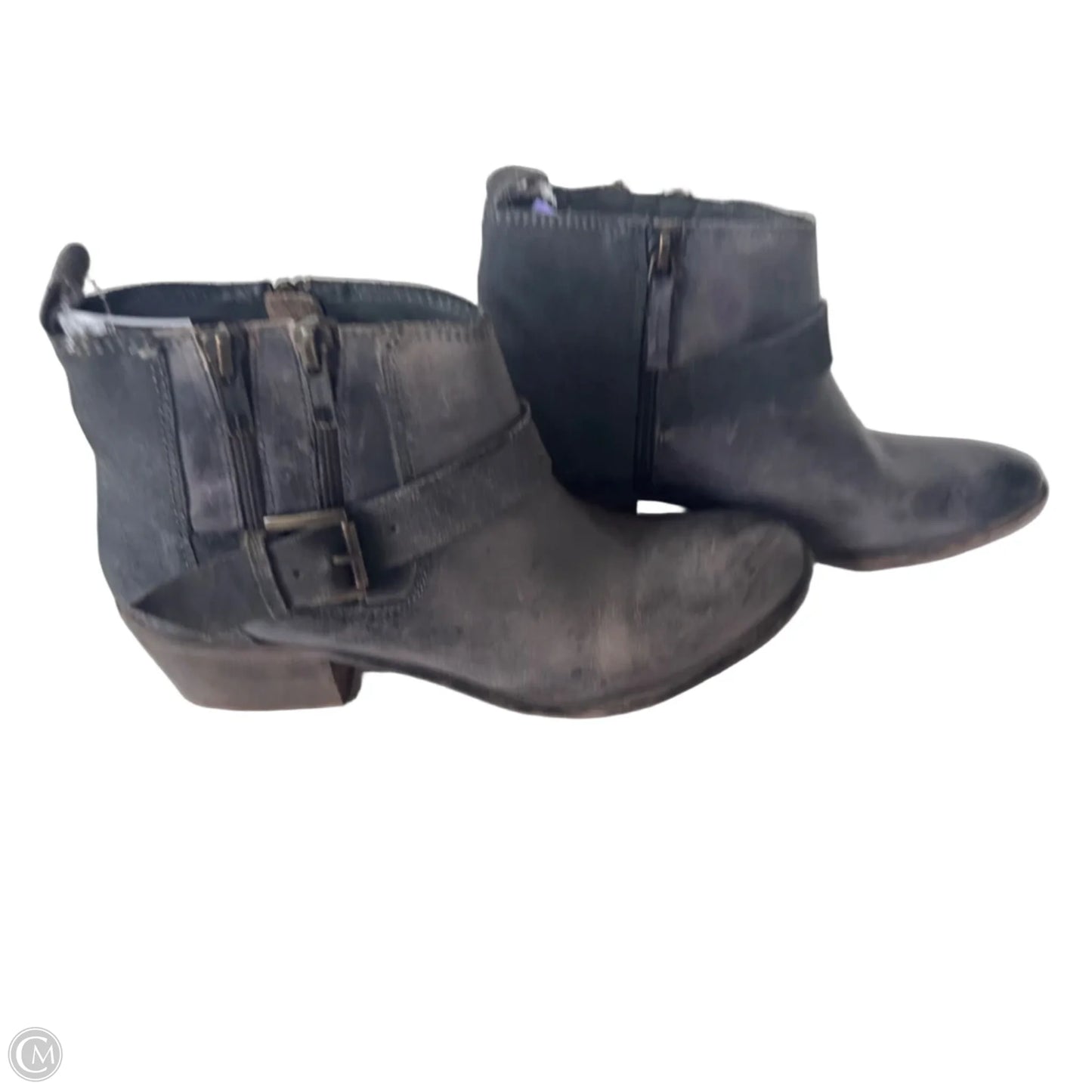 Boots Ankle Flats By Bed Stu In Grey, Size: 9.5