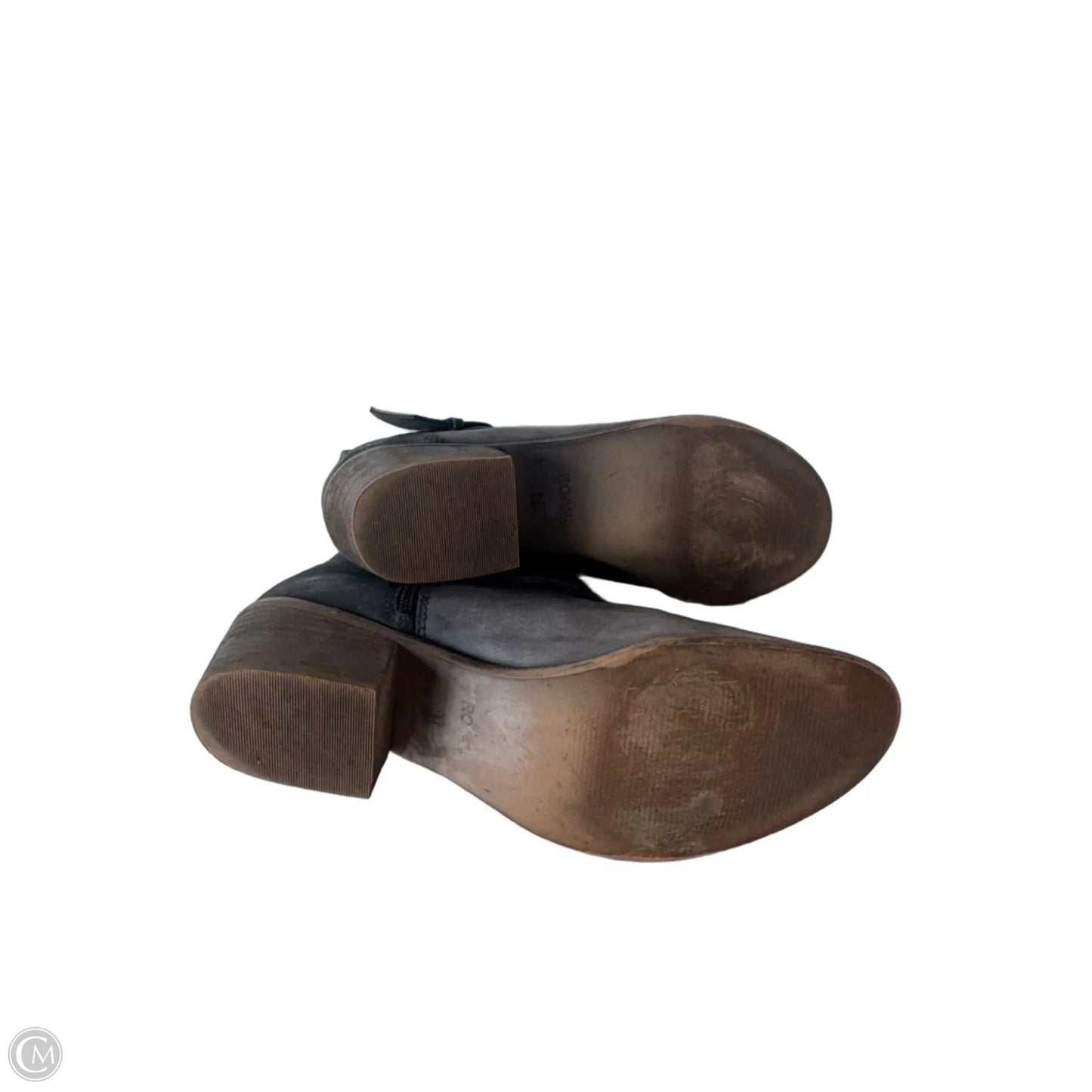 Boots Ankle Flats By Bed Stu In Grey, Size: 9.5