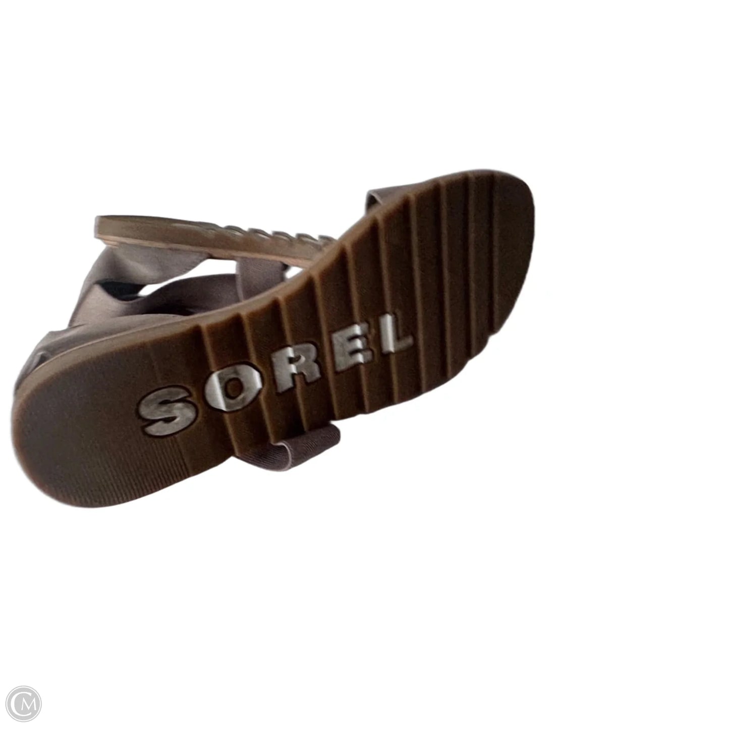 Sandals Flats By Sorel In Gold & Tan, Size: 8.5