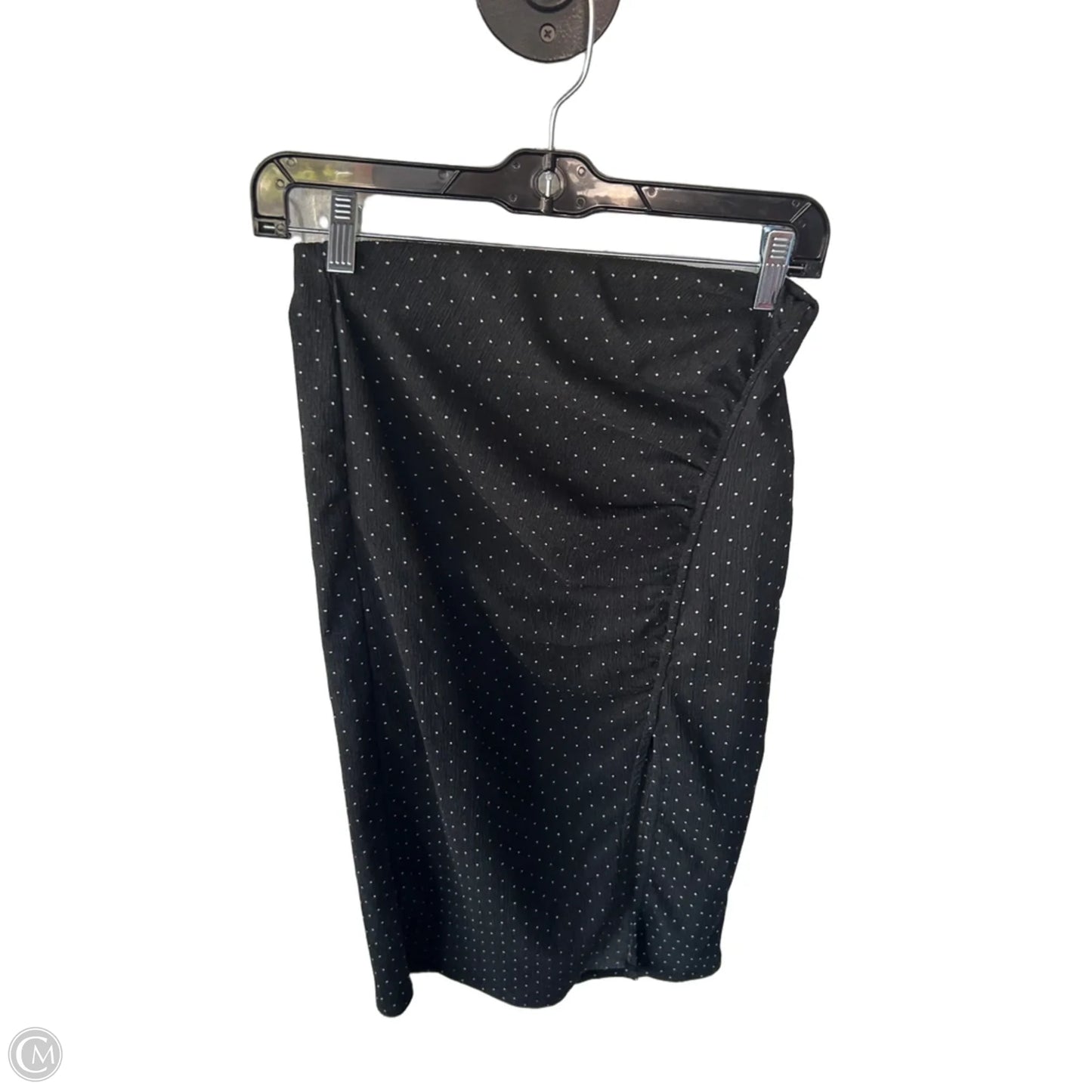 Skirt Midi By Glo In Black & Cream, Size: Xs