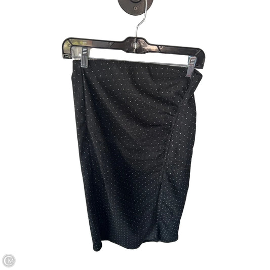 Skirt Midi By Glo In Black & Cream, Size: Xs