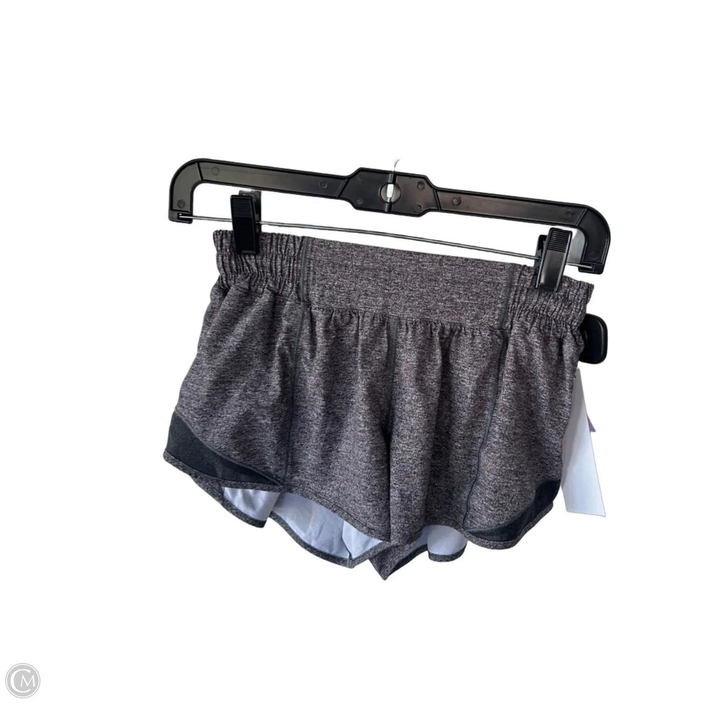 Athletic Shorts By Lululemon In Grey, Size: 4