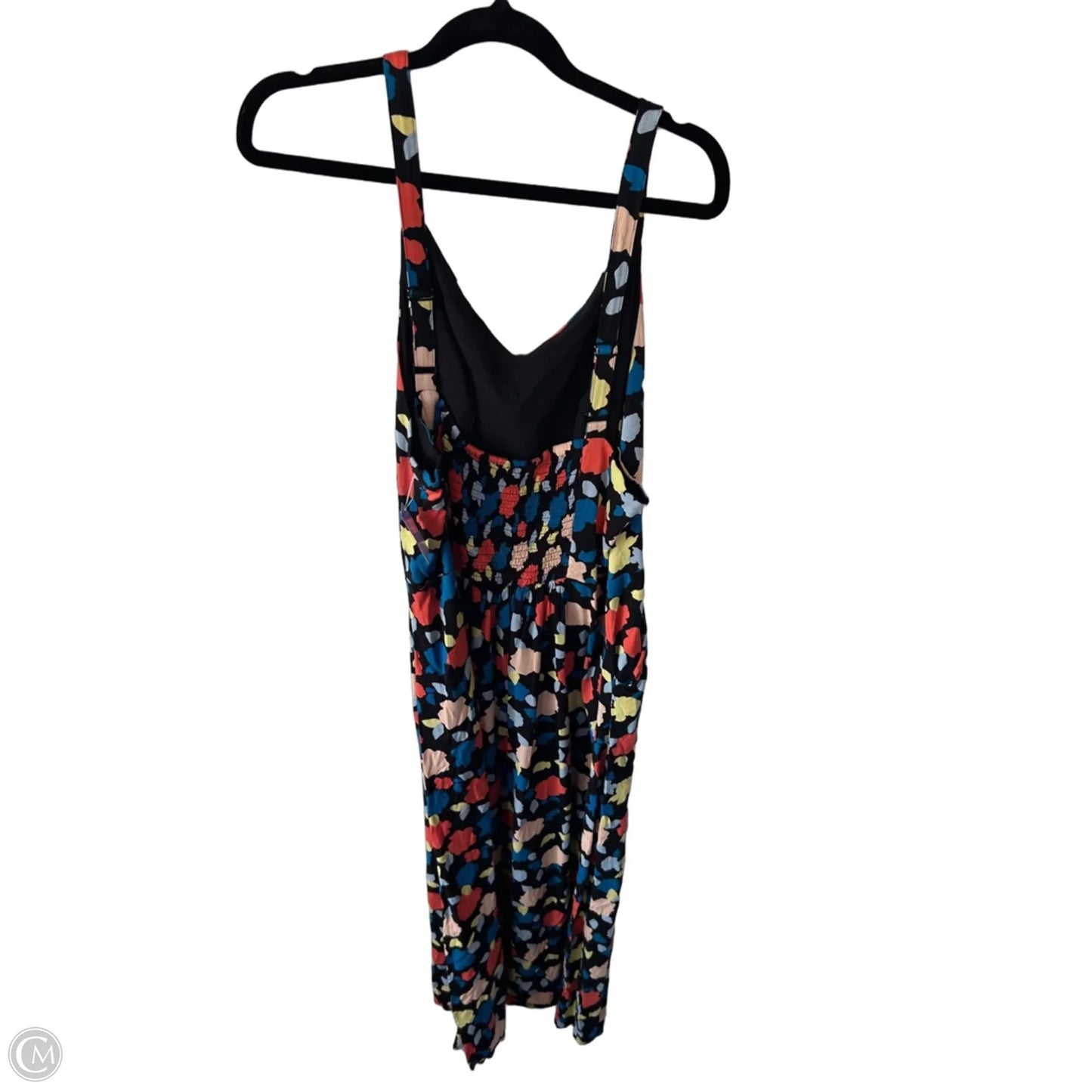 Dress Casual Midi By 41 Hawthorn In Black & Orange, Size: 2x