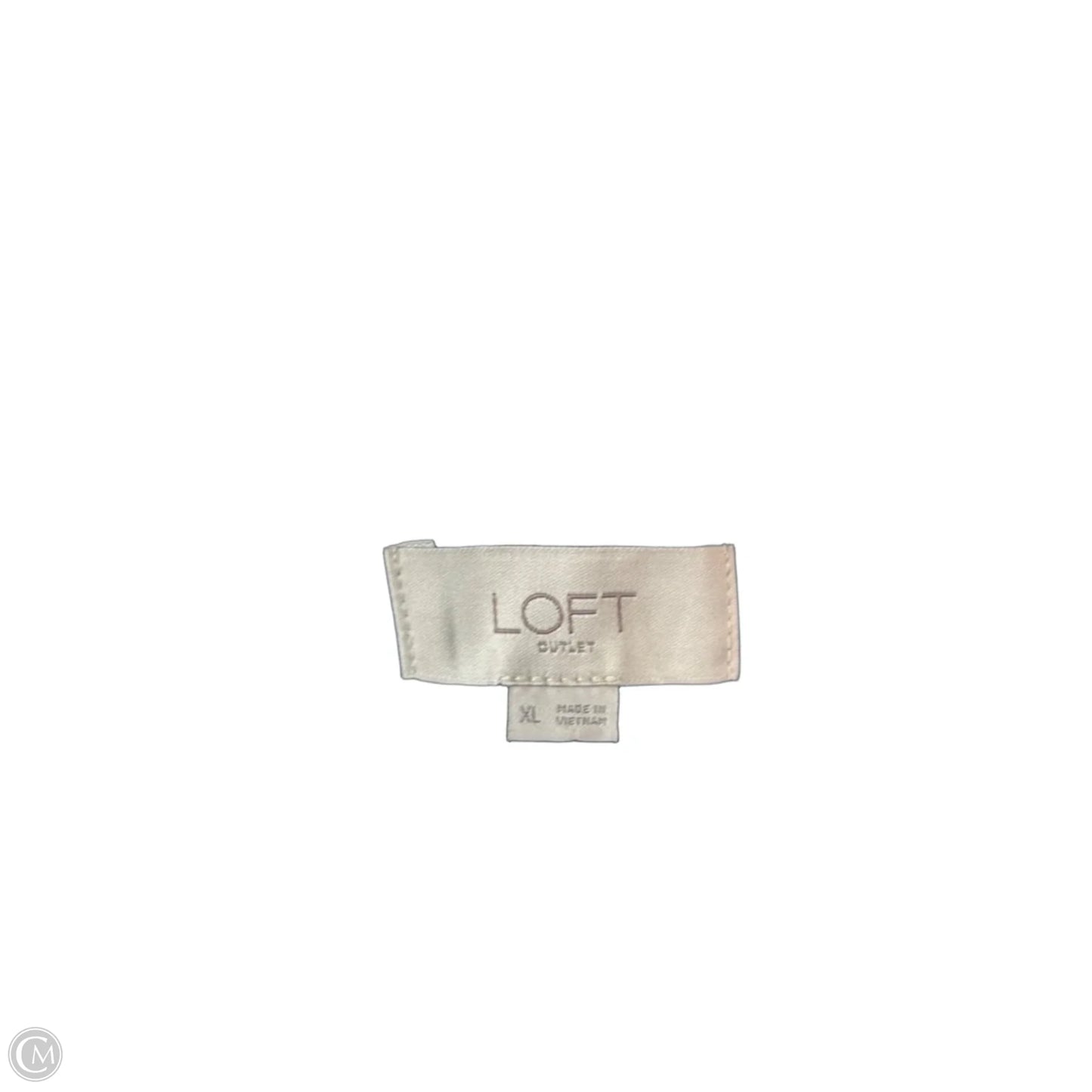 Dress Work By Loft In Blue & Pink, Size: Xl