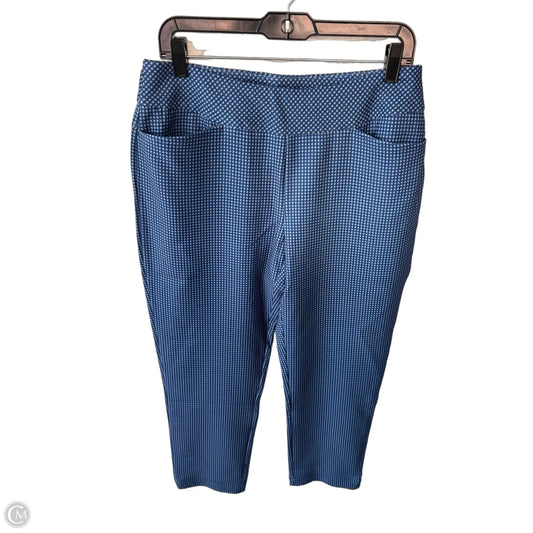 Athletic Pants By Clothes Mentor In Blue & Grey, Size: Xl