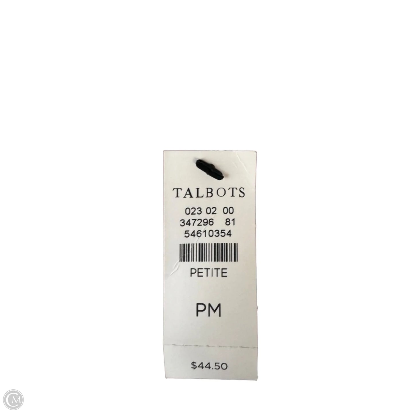 Top Short Sleeve By Talbots In Green, Size: Mp