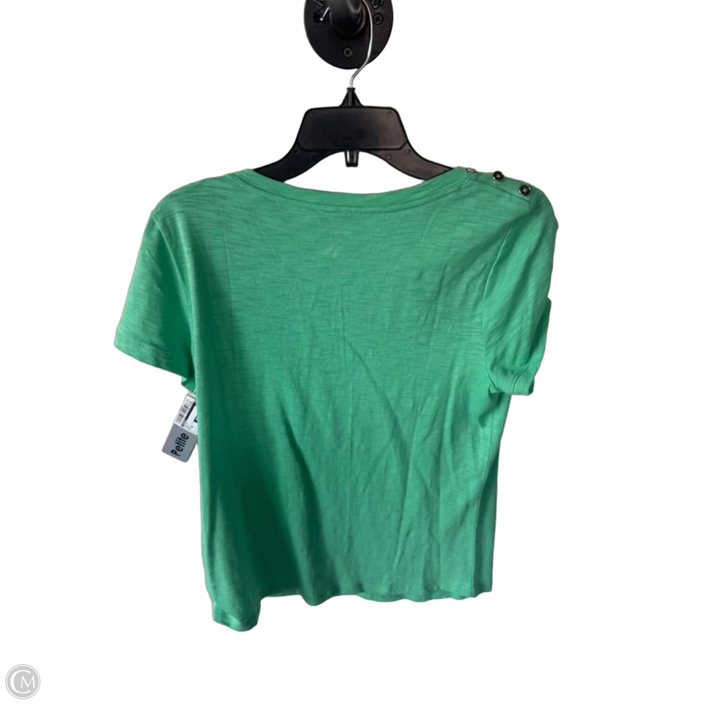 Top Short Sleeve By Talbots In Green, Size: Mp