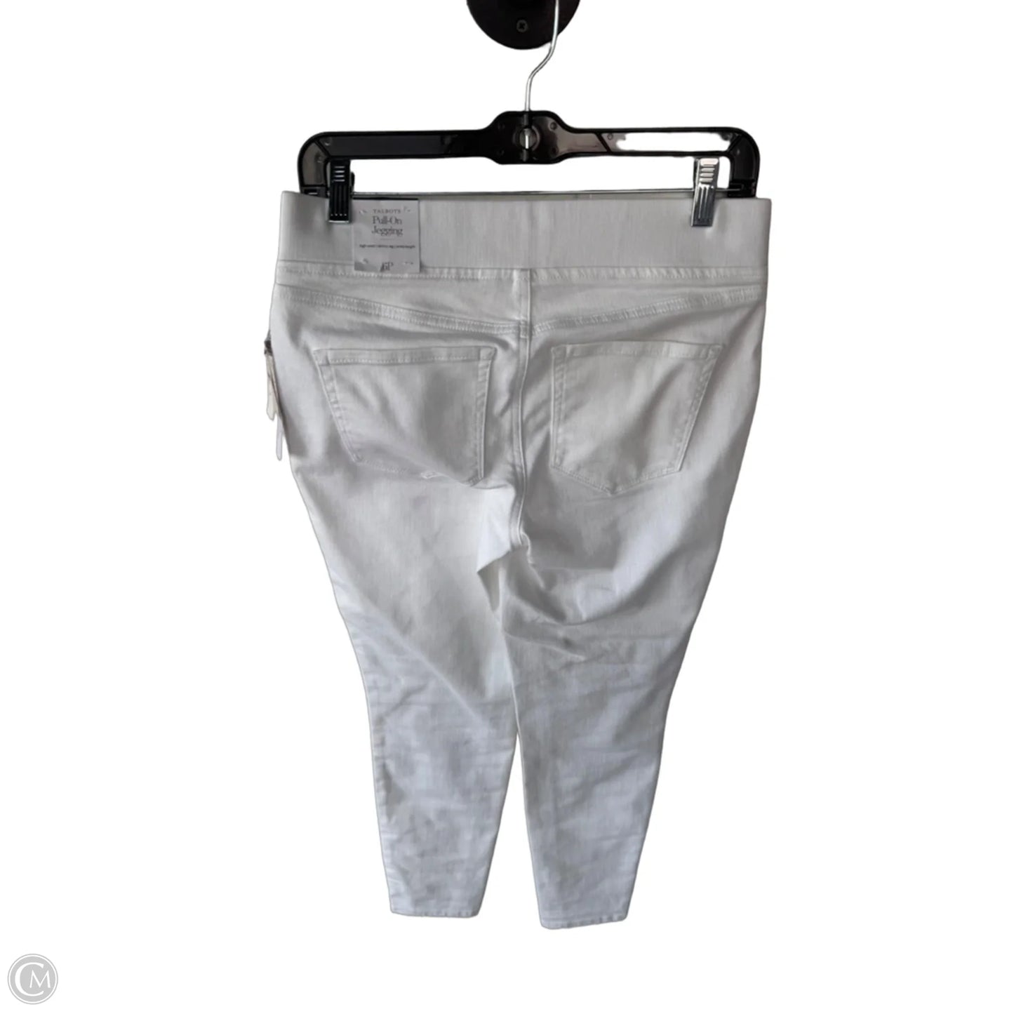 Jeans Jeggings By Talbots In White Denim, Size: 6p
