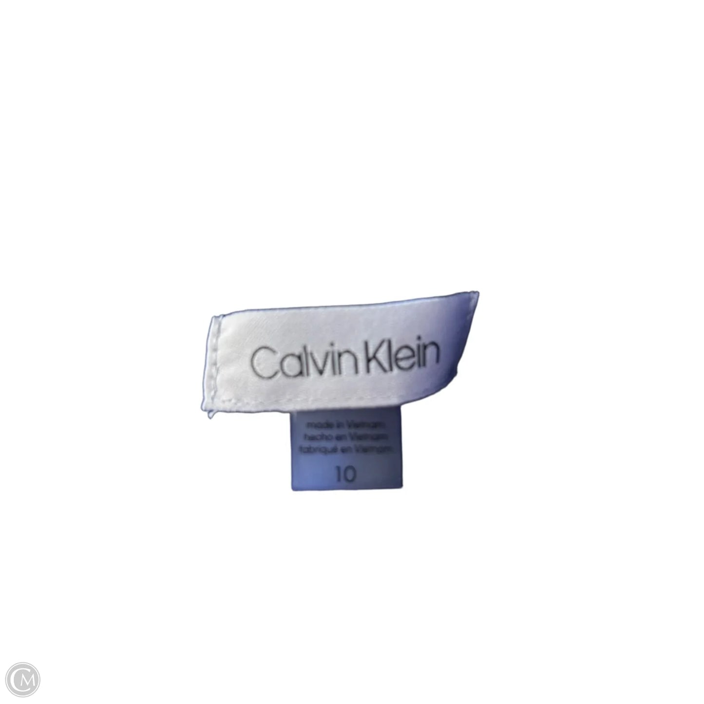 Dress Party Midi By Calvin Klein In Blue, Size: M