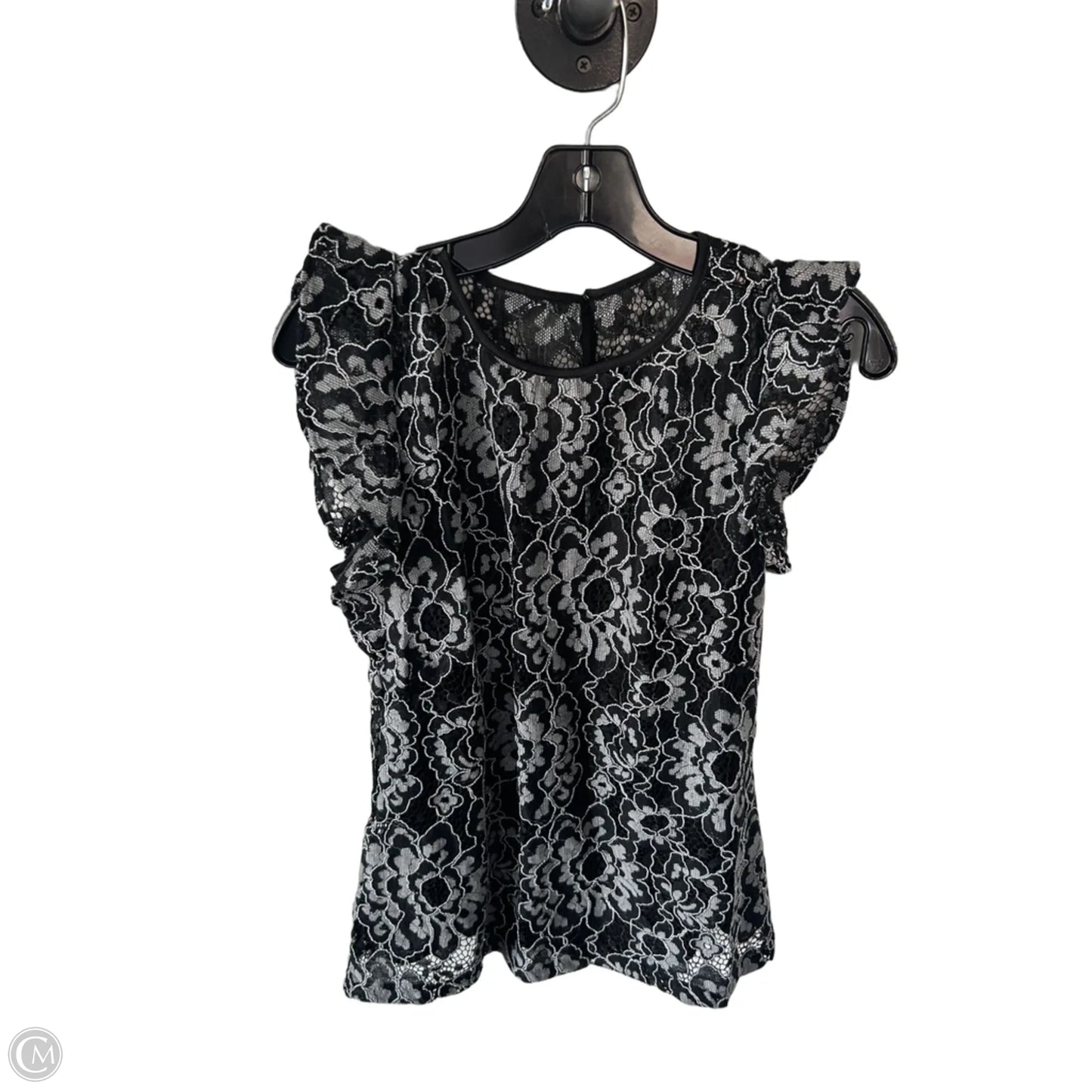 Top 2pc Sleeveless By White House Black Market In Black & White, Size: M