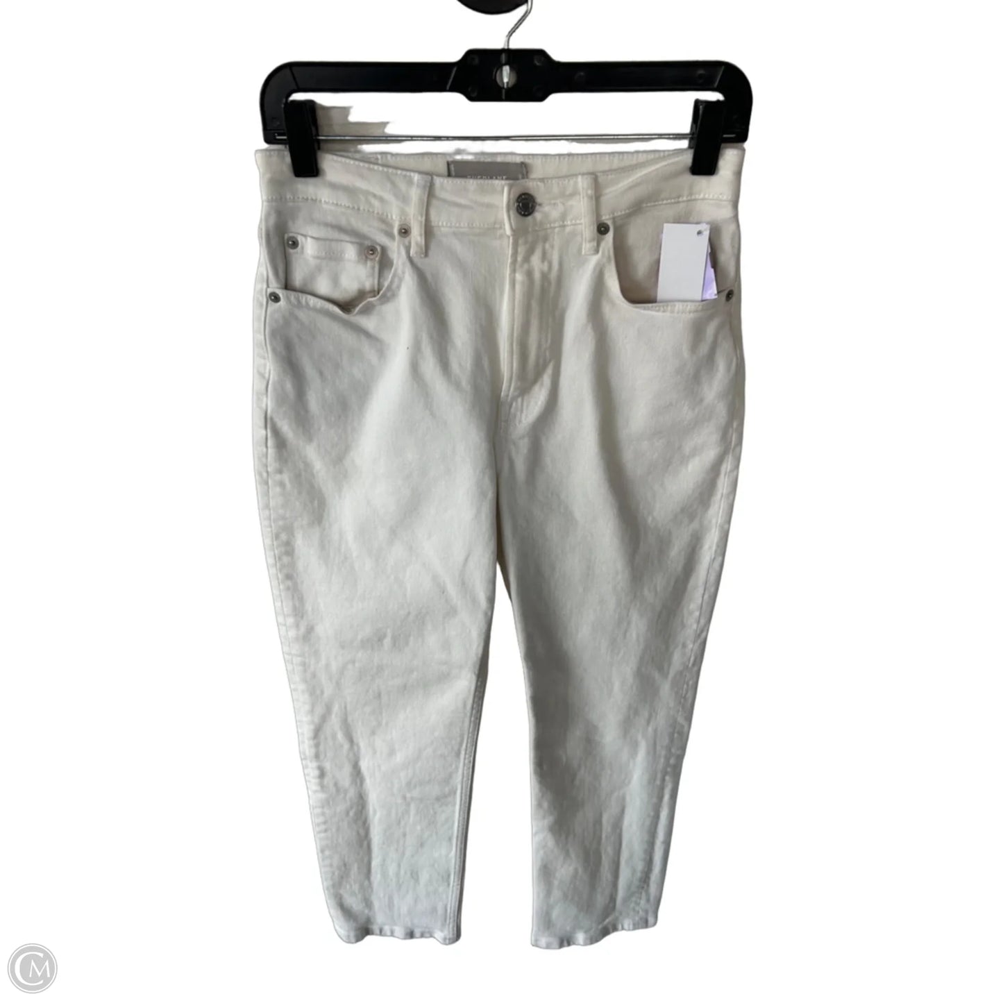 Jeans Straight By Everlane In White Denim, Size: 4