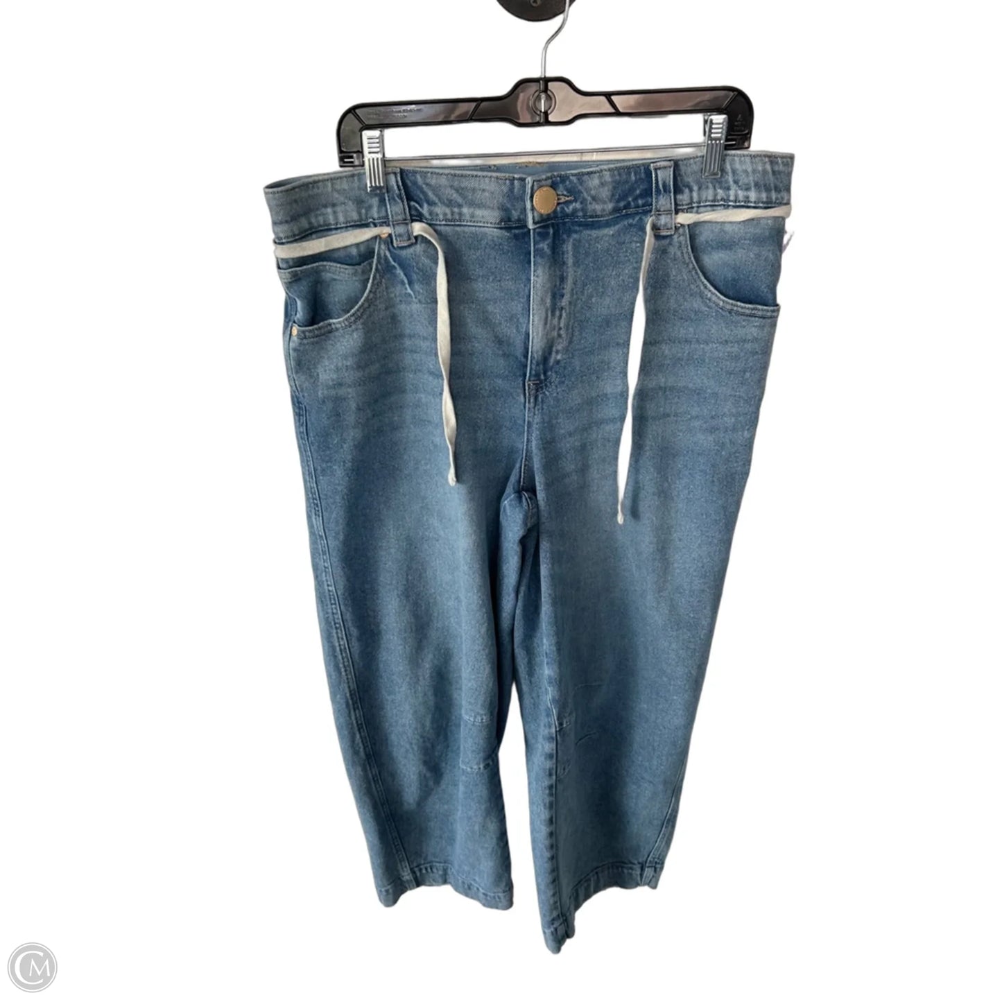 Jeans Straight By Democracy In Blue Denim, Size: 12