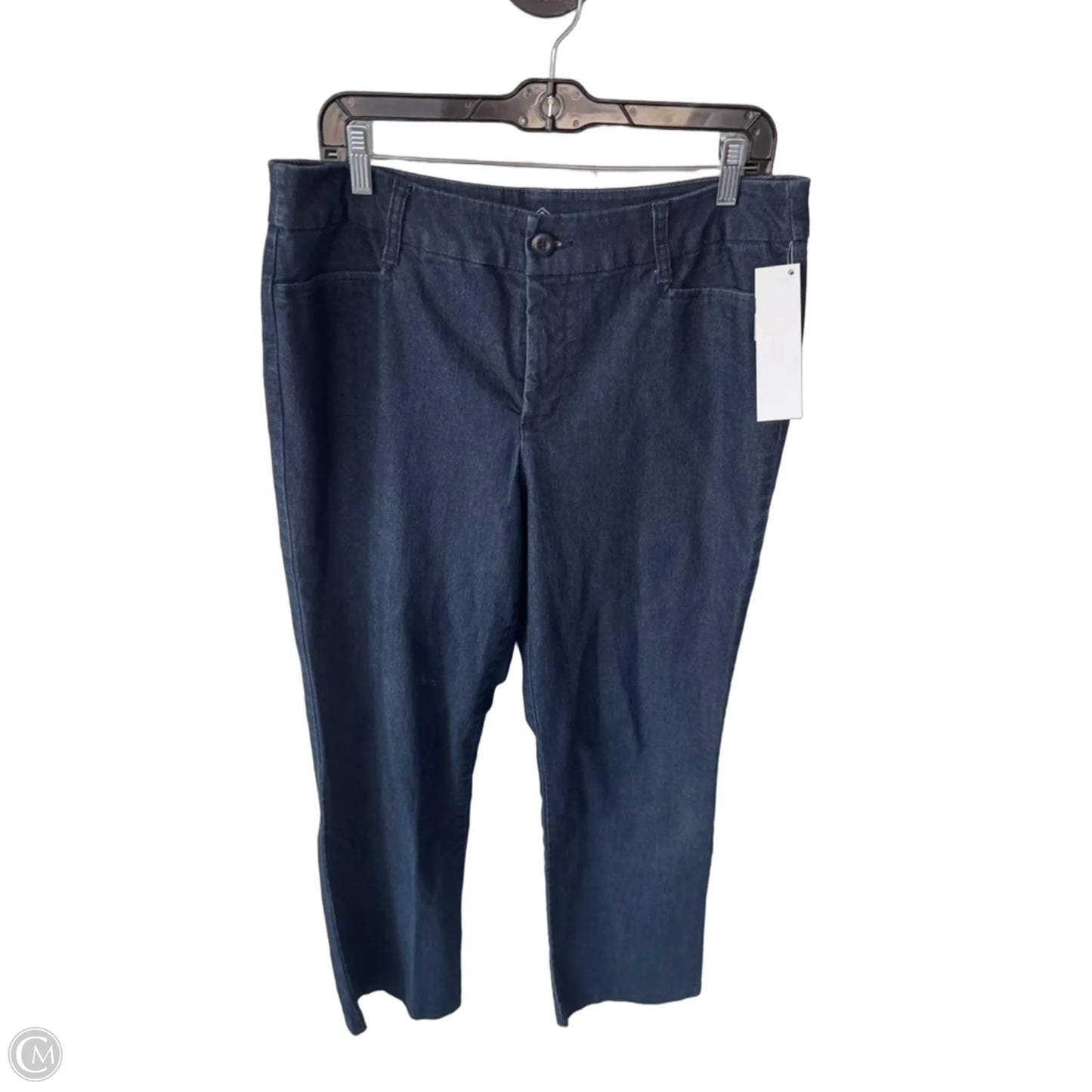 Jeans Straight By St Johns Bay In Blue Denim, Size: 14