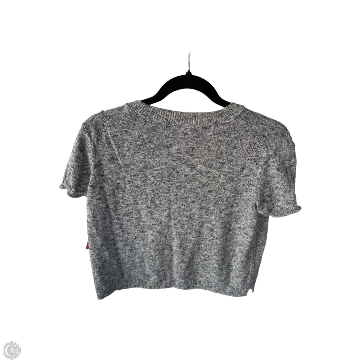 Sweater Short Sleeve By Madewell In Blue & White, Size: Xxs