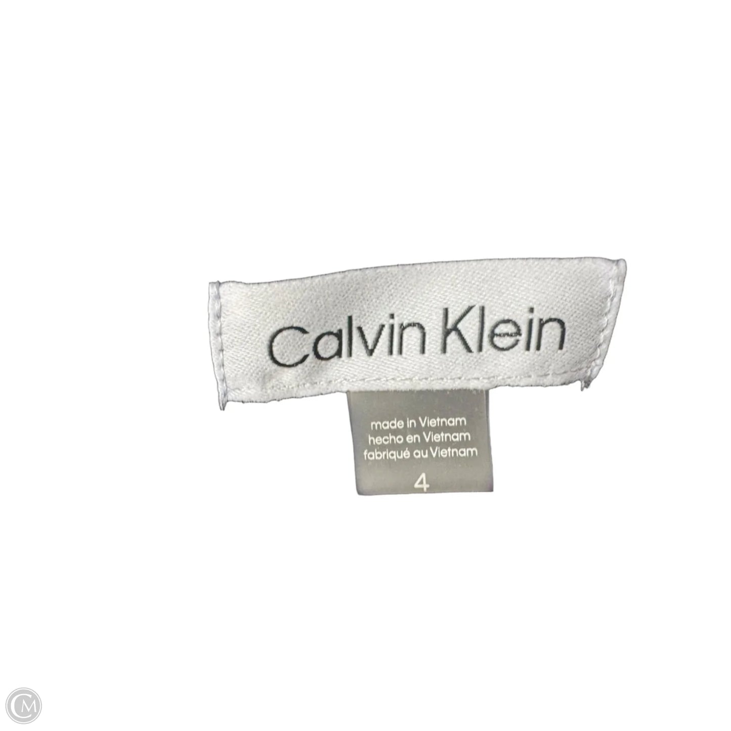 Dress Party Midi By Calvin Klein In Navy, Size: S