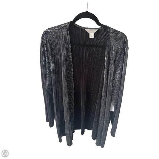 Cardigan By Cj Banks In Silver, Size: 3x