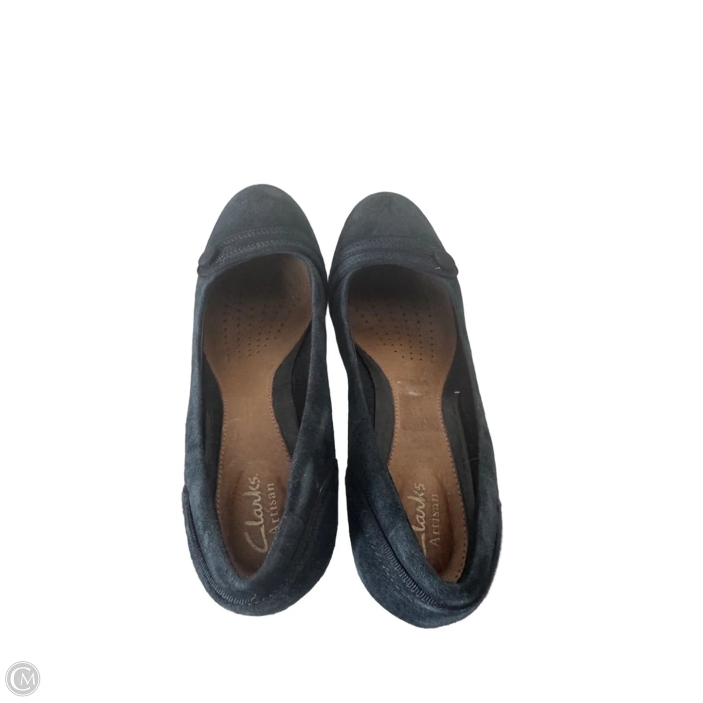 Shoes Heels Block By Clarks In Blue, Size: 8