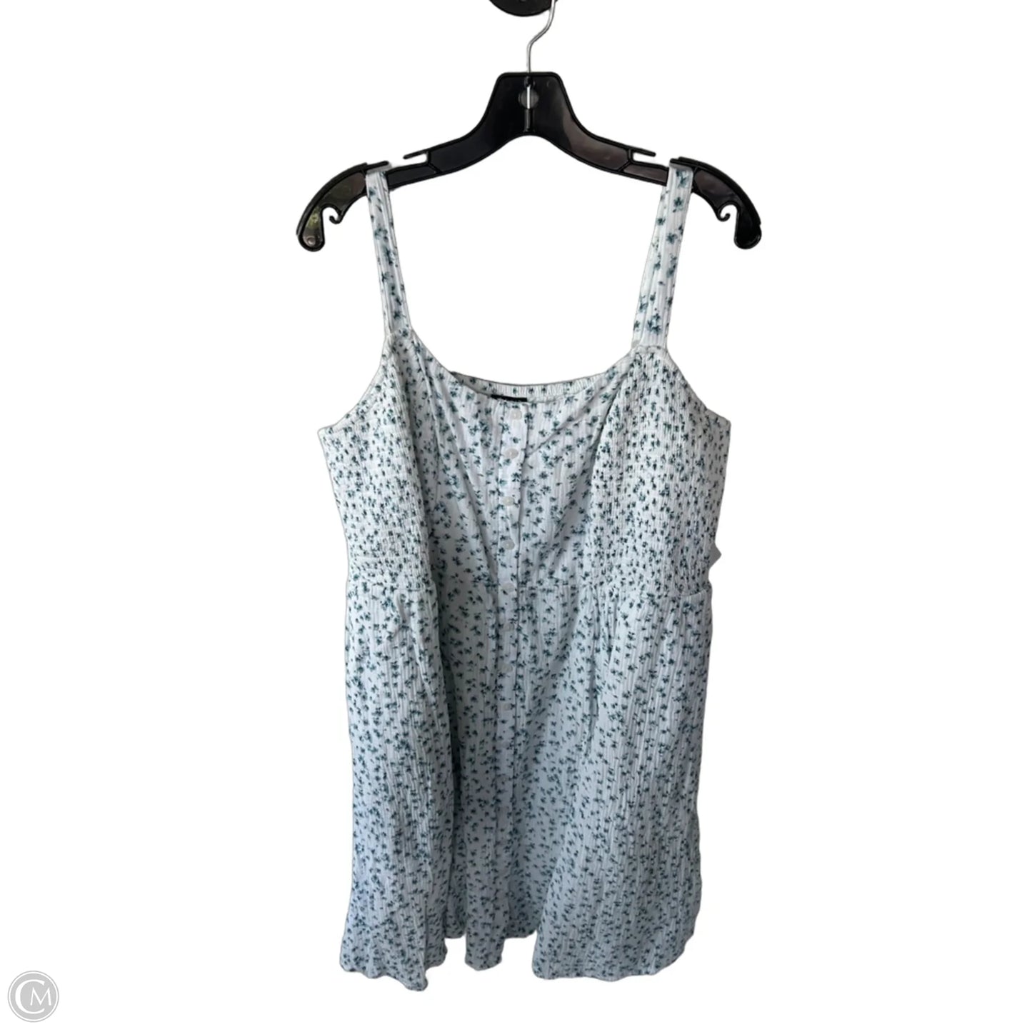 Dress Casual Midi By Torrid In Blue & White, Size: 3x