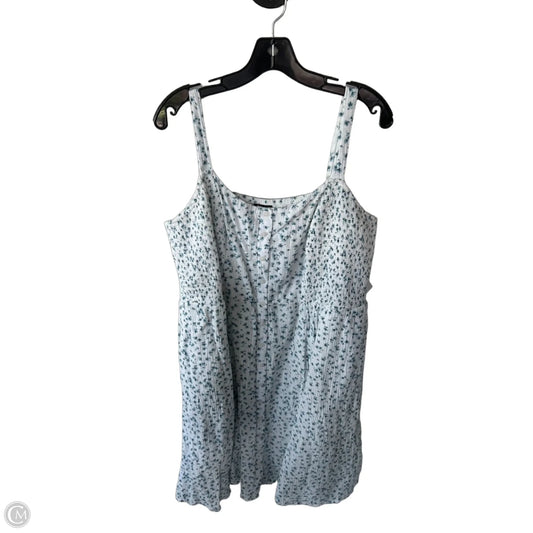 Dress Casual Midi By Torrid In Blue & White, Size: 3x