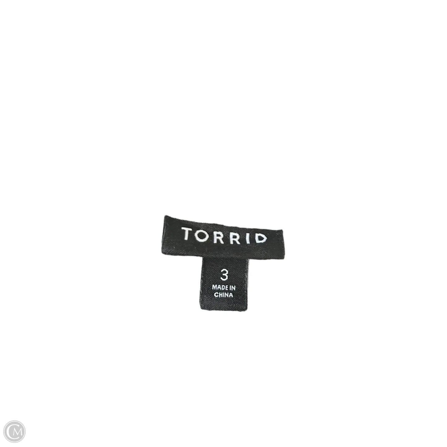 Blouse Long Sleeve By Torrid In Black & White, Size: 3x