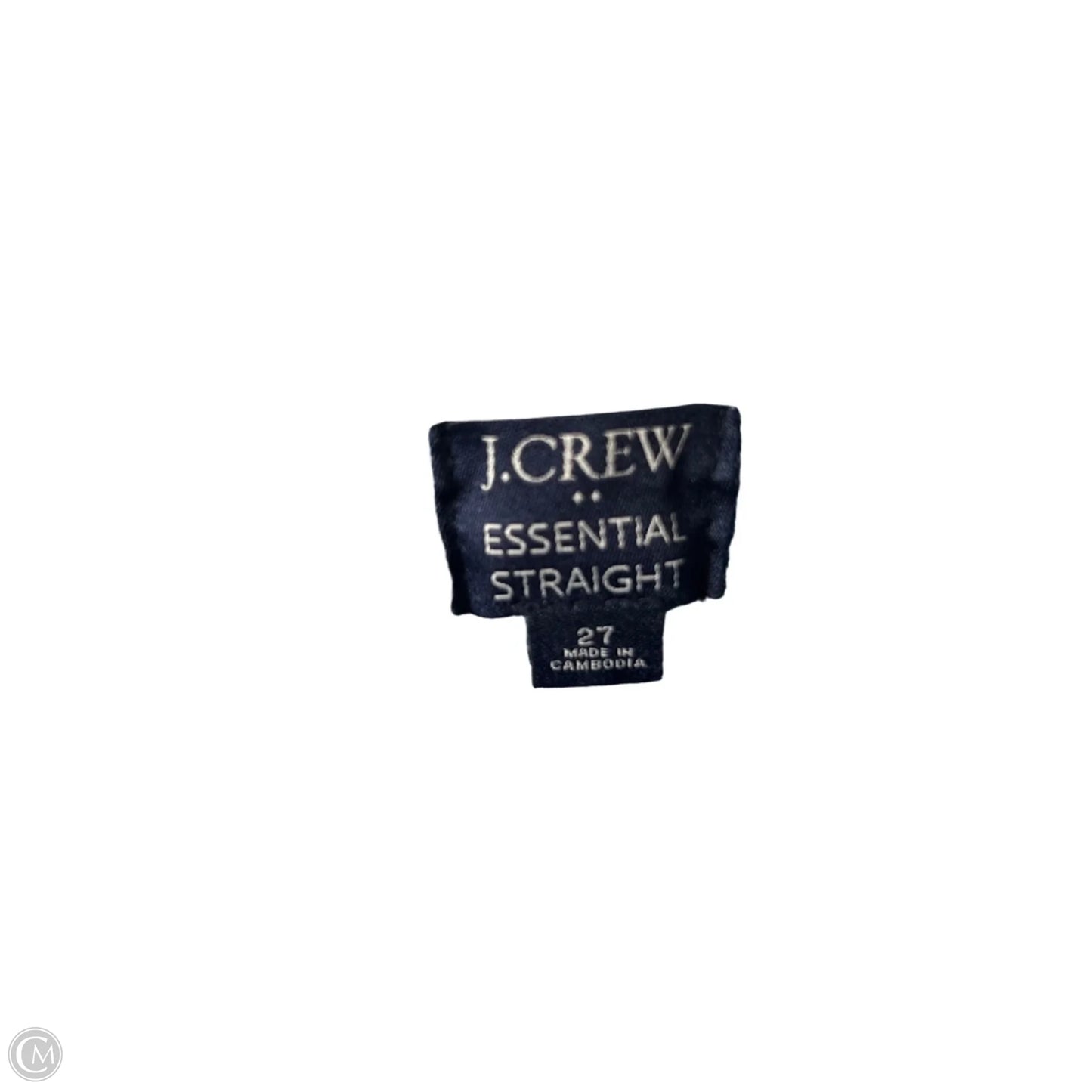 Jeans Straight By J. Crew In Blue Denim, Size: 4