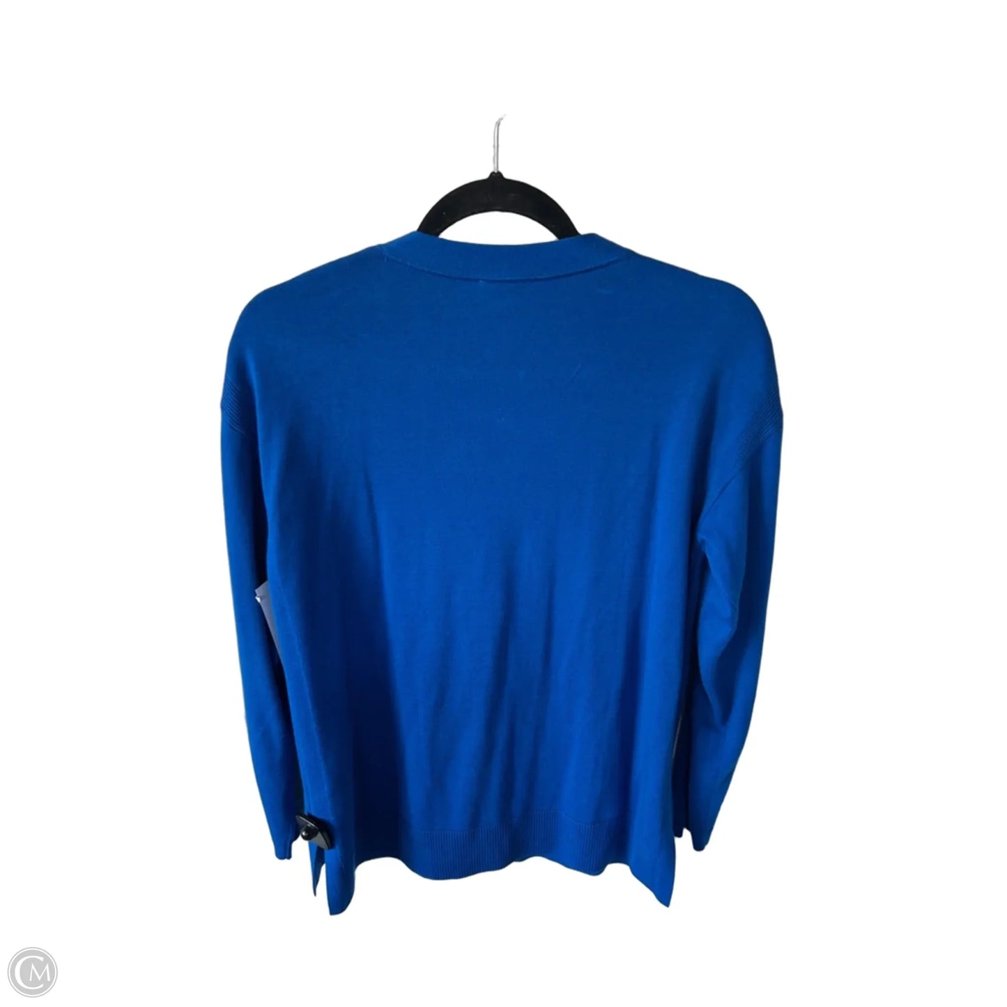 Sweater Cardigan By Talbots In Blue, Size: Mp
