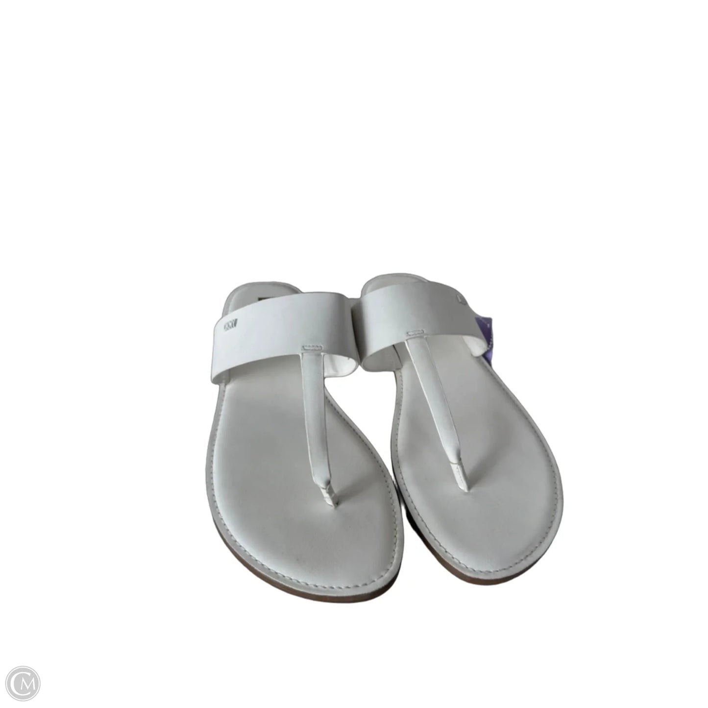 Sandals Flats By Dkny In White, Size: 11