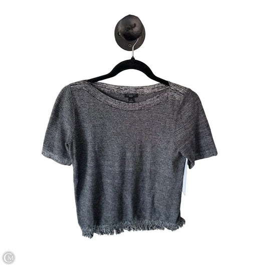 Sweater Short Sleeve By Talbots In Grey, Size: Sp