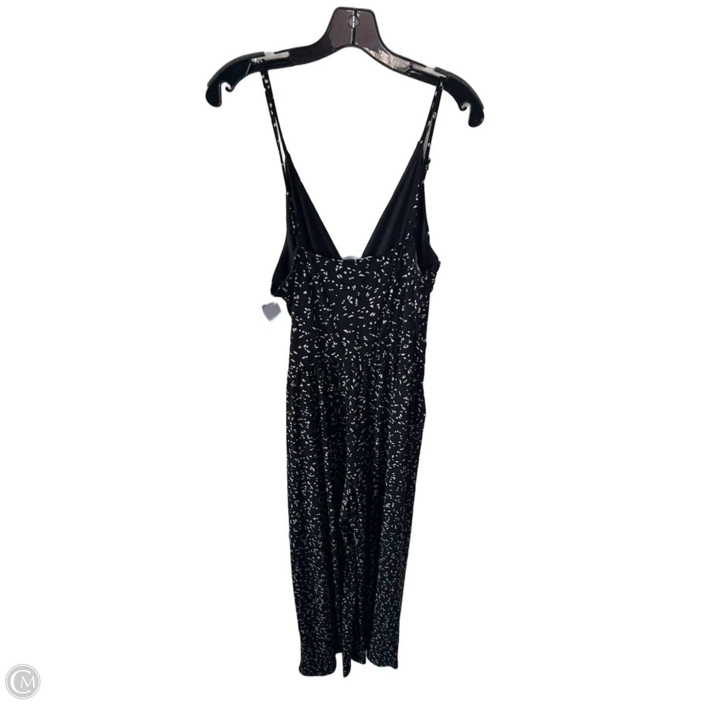 Jumpsuit By Cme In Black & Cream, Size: L