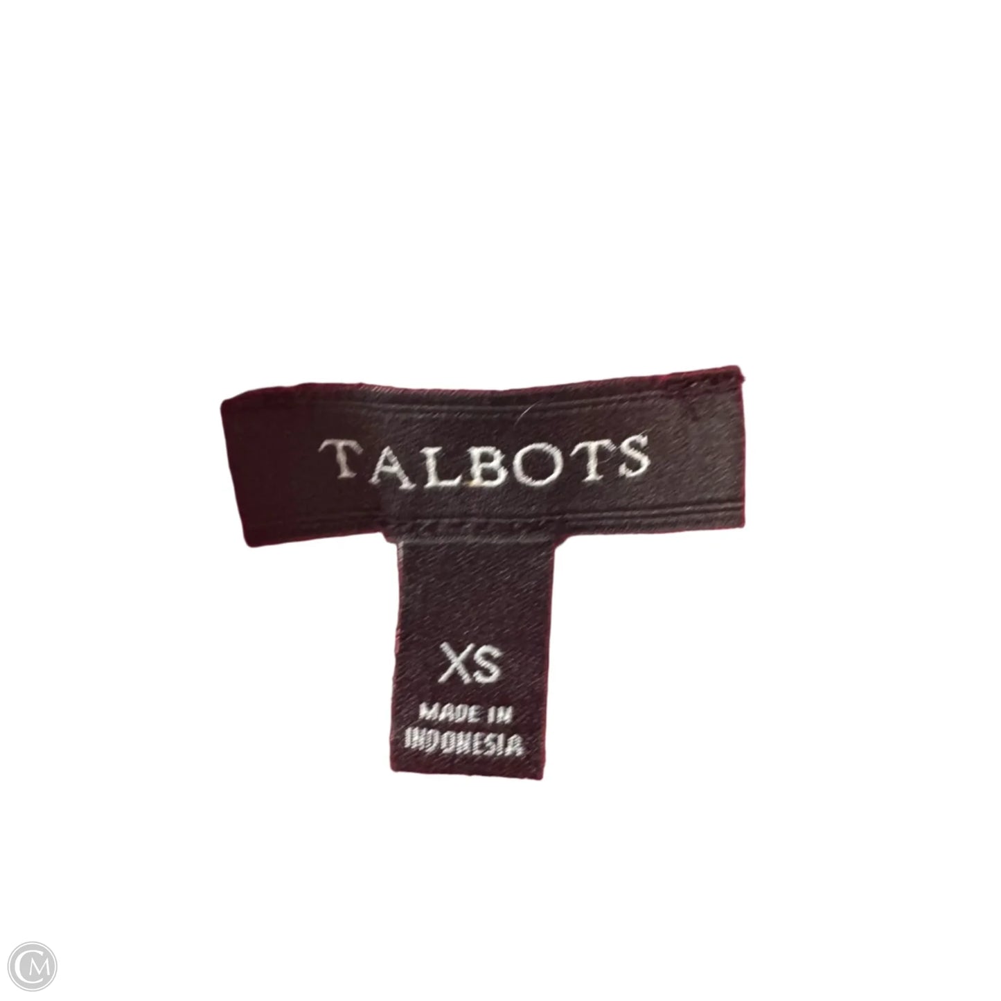 Sweater Cardigan By Talbots In Red, Size: Xs